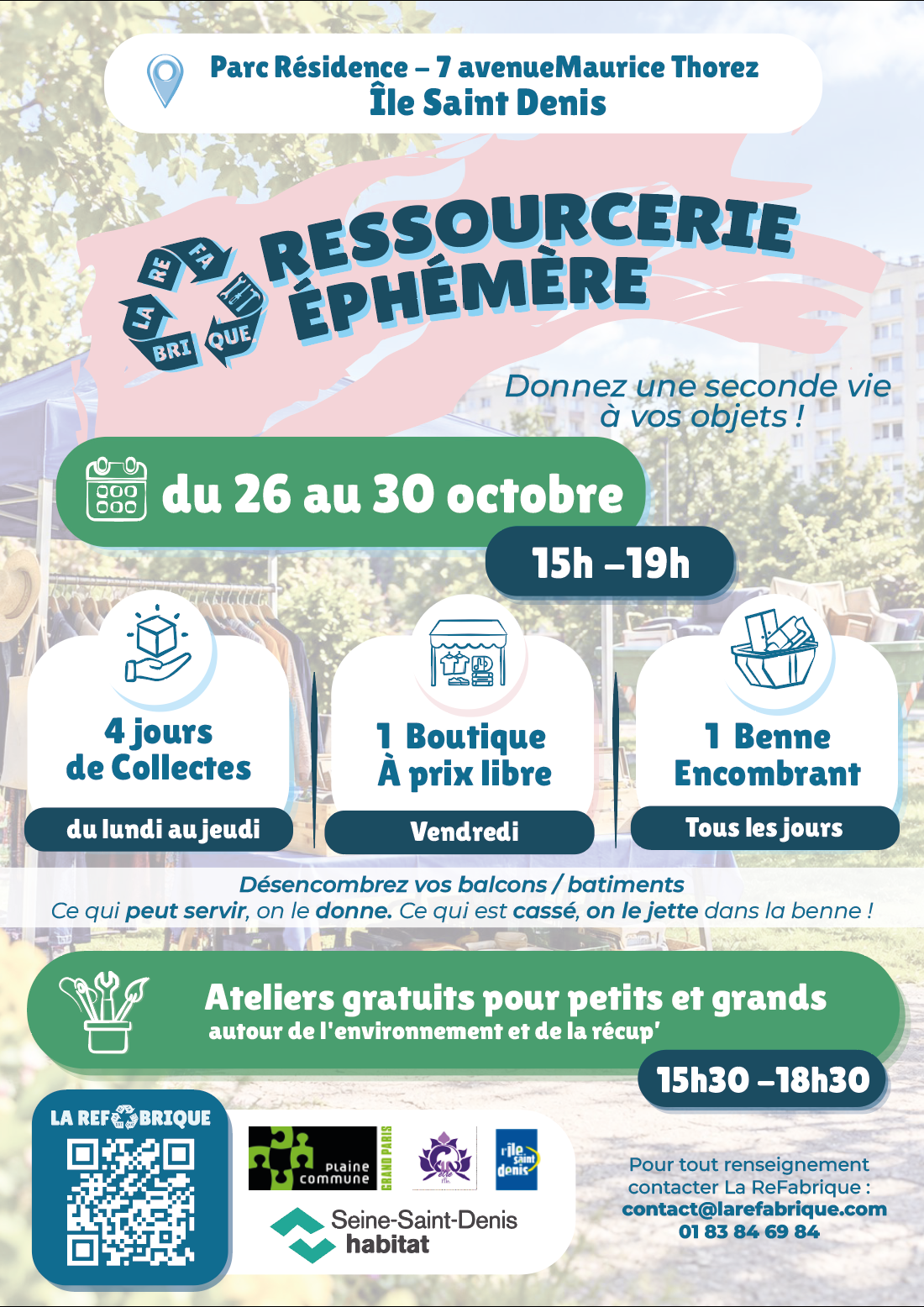 Ressourcerie Ephémère - Île-Saint-Denis